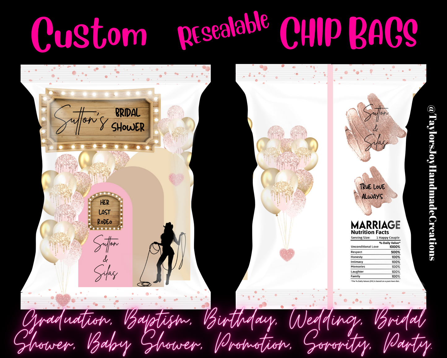 Custom Party Favors ~ Personalized