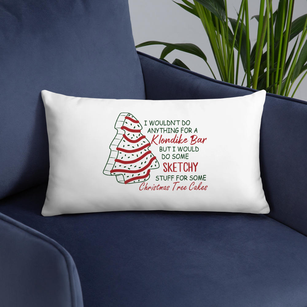 For The Love Of Christmas Tree Cakes Decorative Pillow