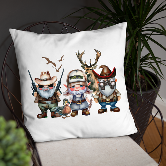 Gnome Huntin' Delight Decorative Pillow