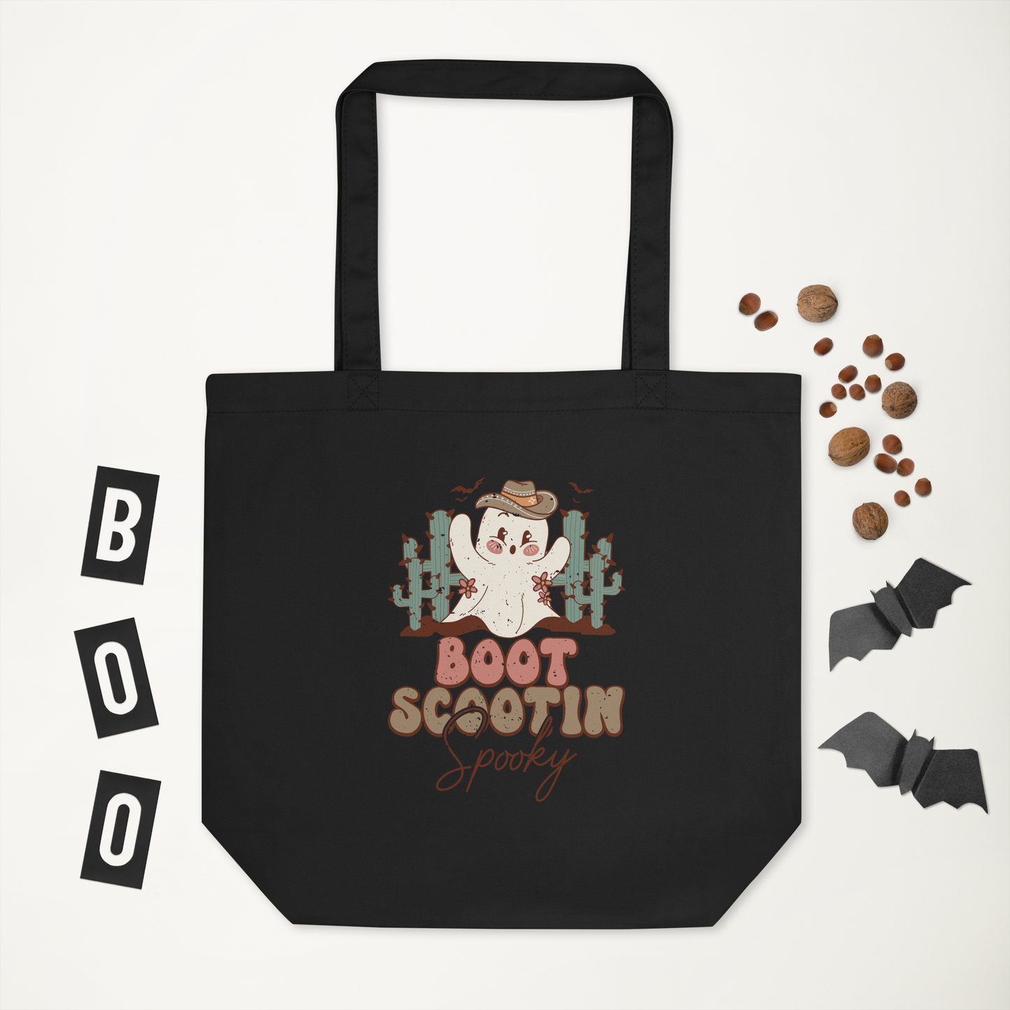 Boot Scootin' Spooky Eco Tote Bag