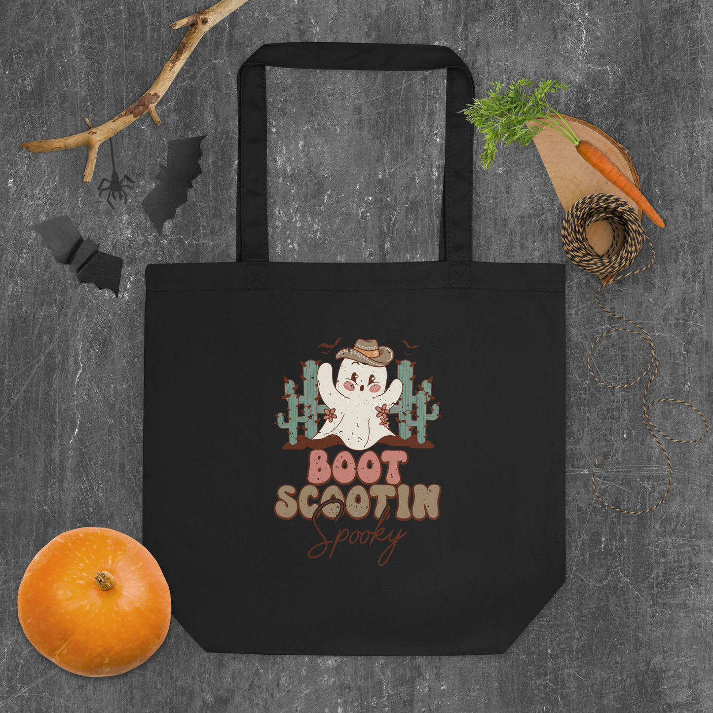 Boot Scootin' Spooky Eco Tote Bag