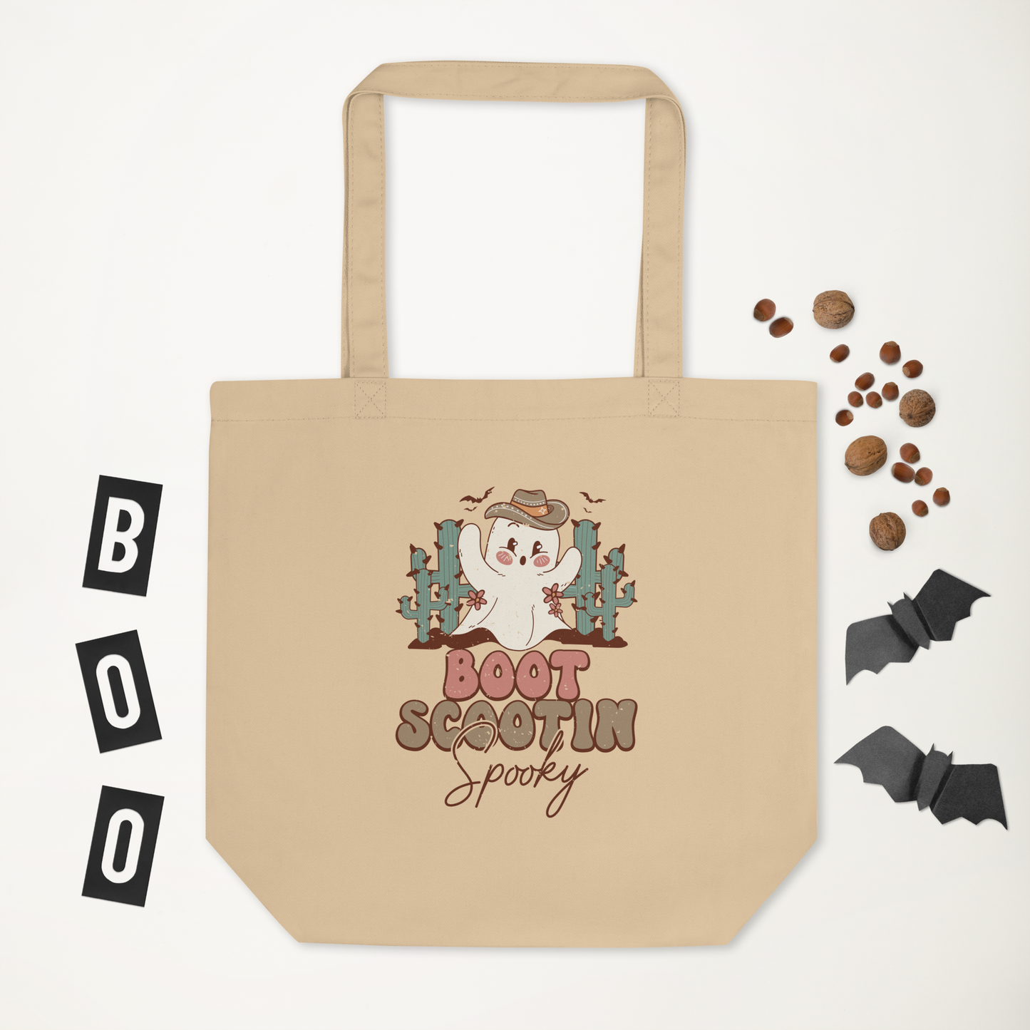 Boot Scootin' Spooky Eco Tote Bag