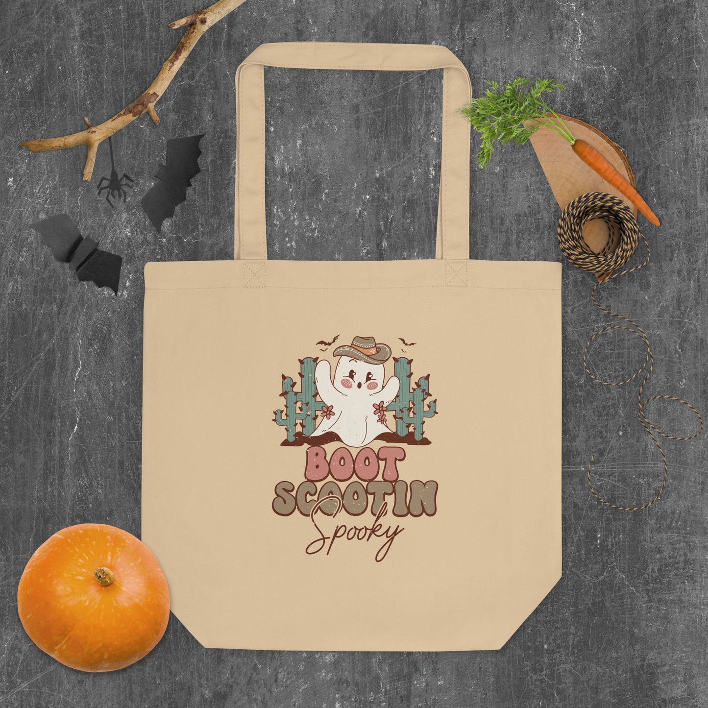 Boot Scootin' Spooky Eco Tote Bag