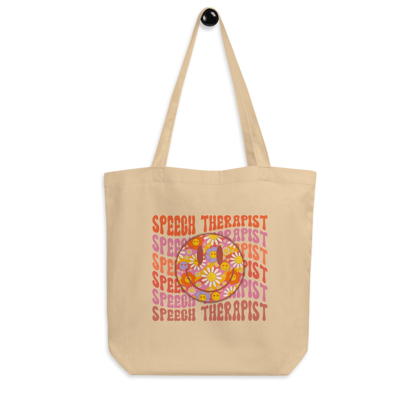 Happy Speech Therapist Eco Tote Bag