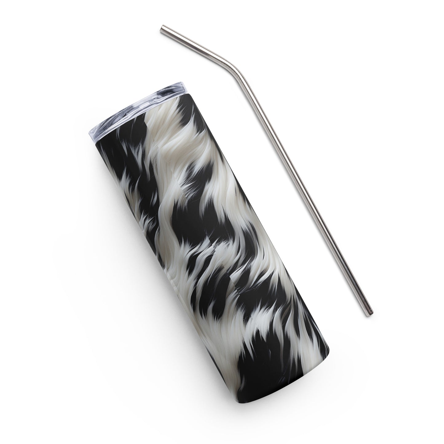 Cow Hide Chic 3D Stainless-steel Tumbler