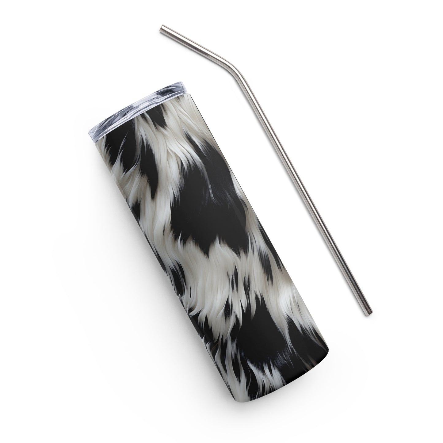 Cow Hide Chic 3D Stainless-steel Tumbler