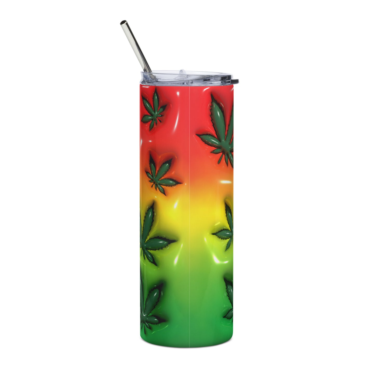 Inflated Cannabis Oasis ~ Every Little Thing is Going to be Alright ~ 20 oz Stainless-steel Tumbler