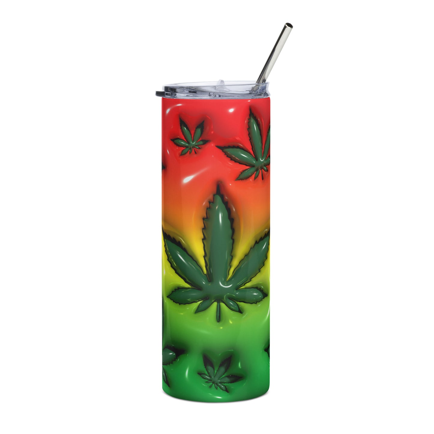 Inflated Cannabis Oasis ~ Every Little Thing is Going to be Alright ~ 20 oz Stainless-steel Tumbler