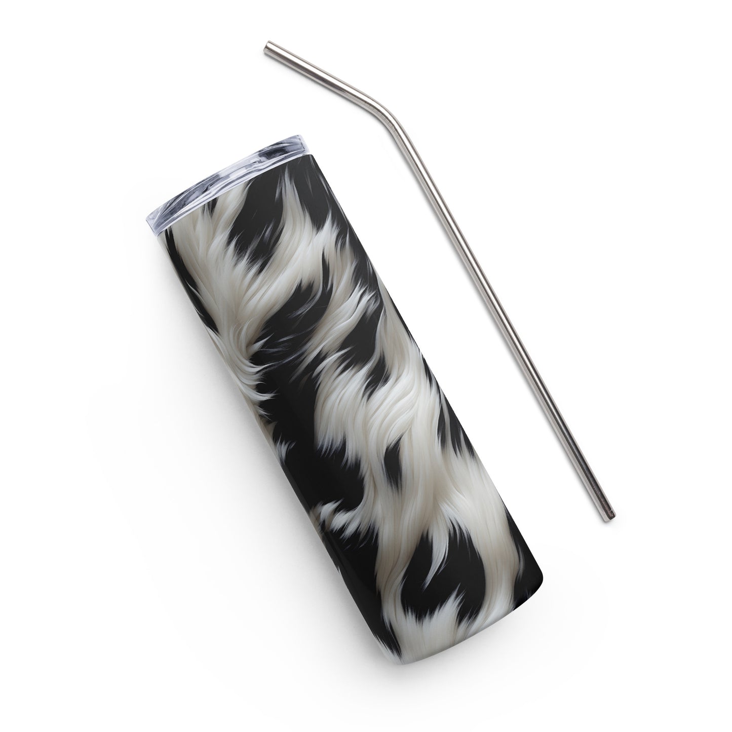 Cow Hide Chic 3D Stainless-steel Tumbler