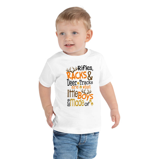 That's What Little Boys Are Made of Country Toddler Short Sleeve T Shirt