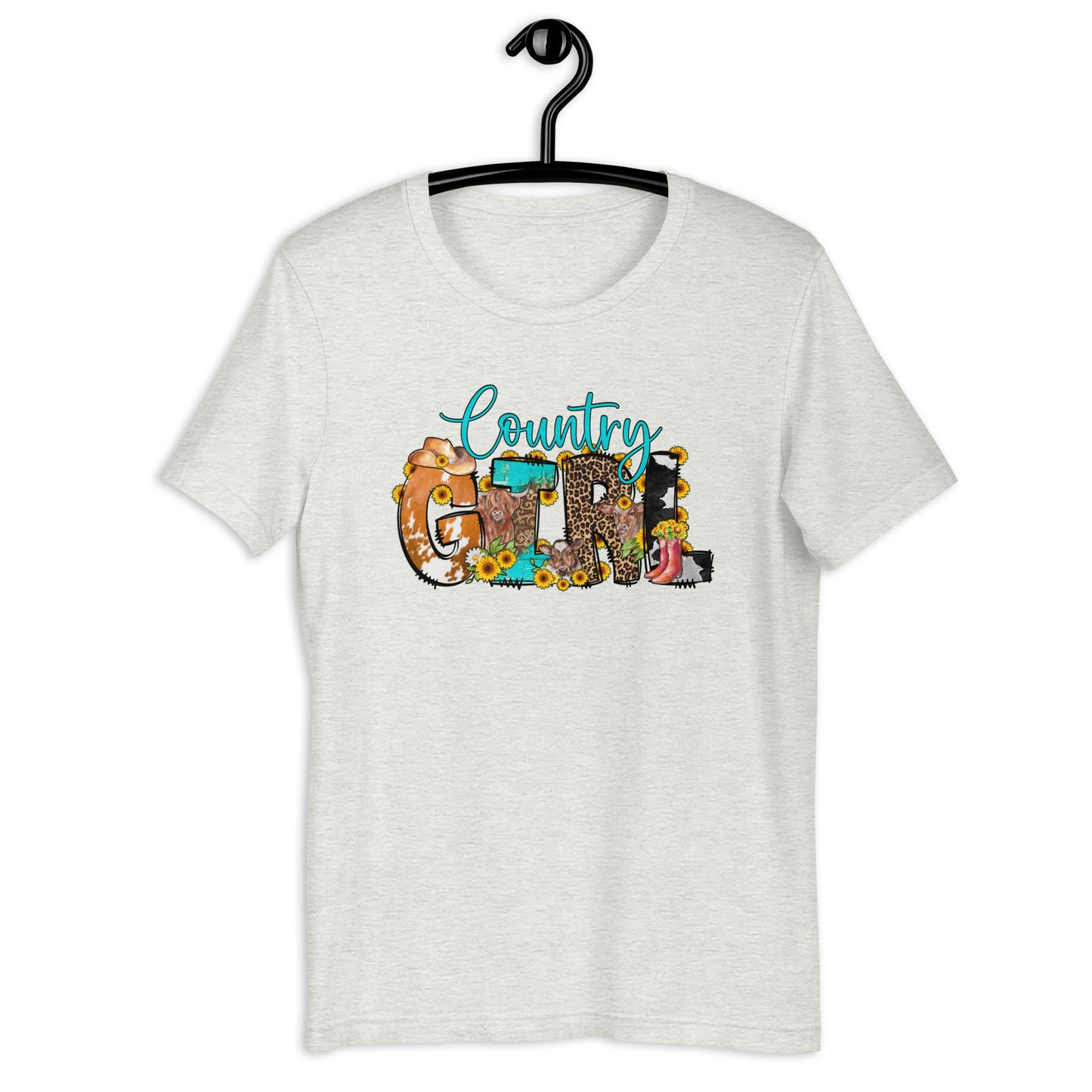 Country Girl Bella Canvas 3001 t-shirt