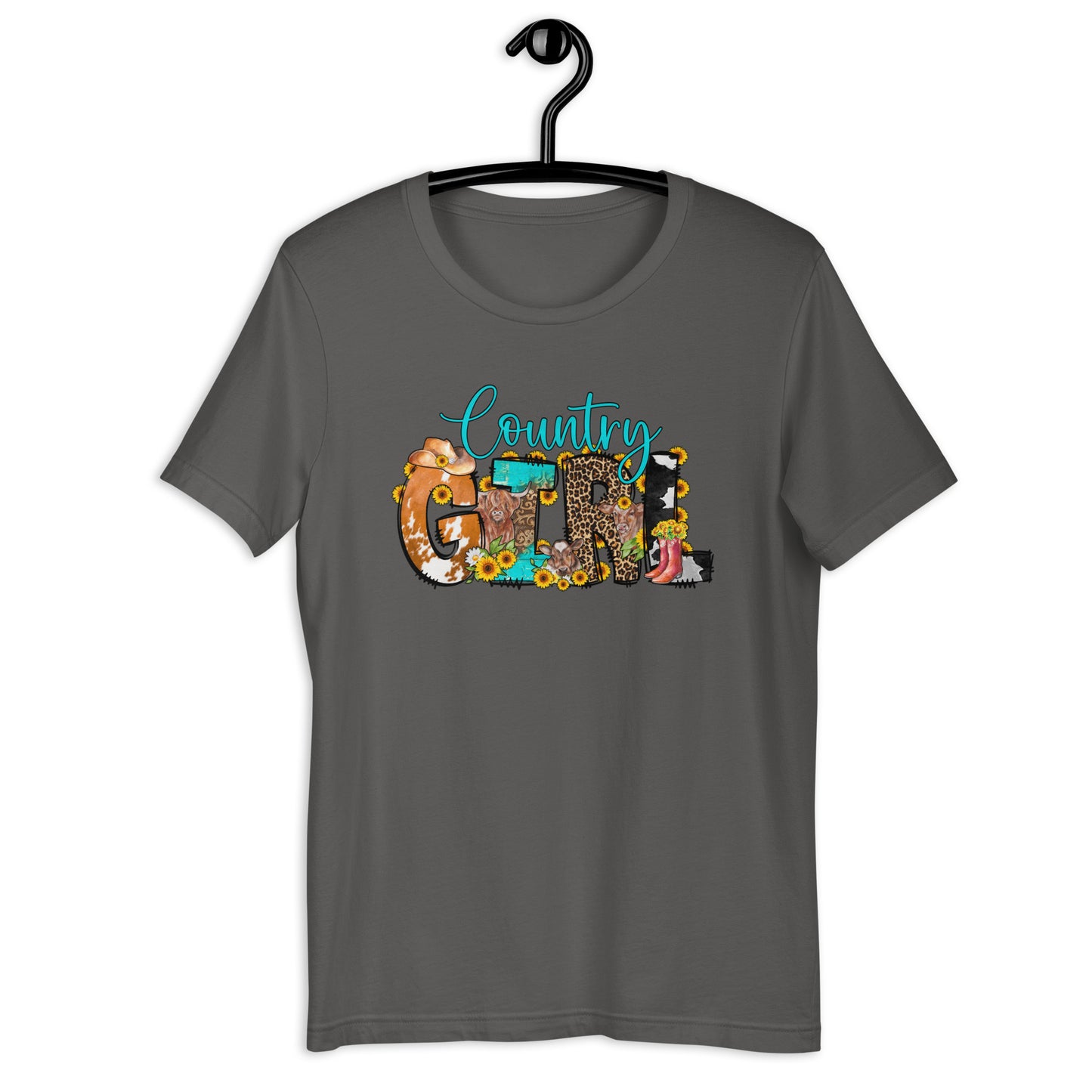 Country Girl Bella Canvas 3001 t-shirt