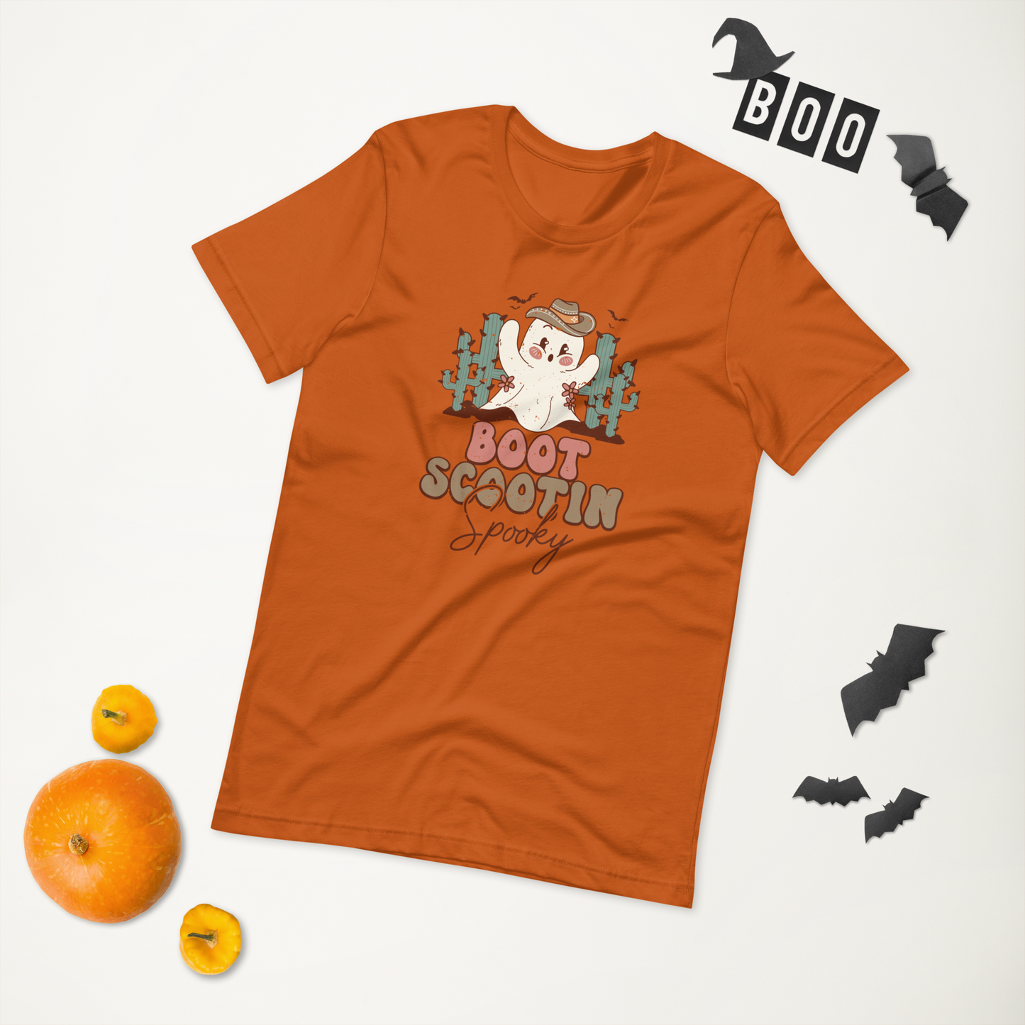 Boot Scootin' Spooky Unisex Bella Canvas 3100 T-shirt