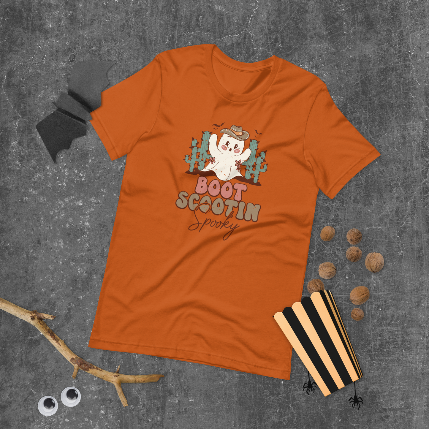 Boot Scootin' Spooky Unisex Bella Canvas 3100 T-shirt