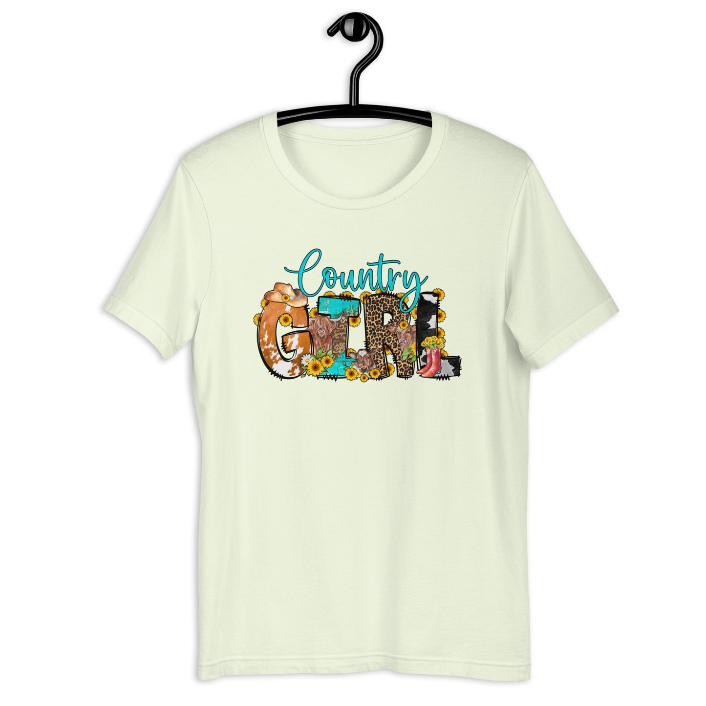 Country Girl Bella Canvas 3001 t-shirt