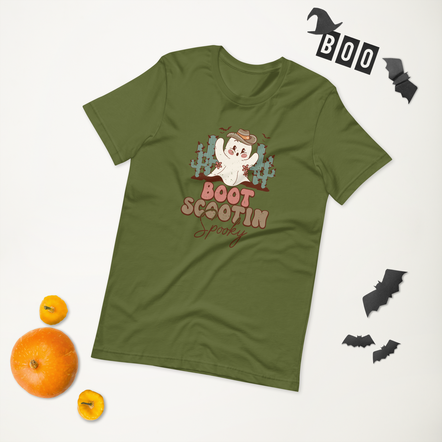 Boot Scootin' Spooky Unisex Bella Canvas 3100 T-shirt