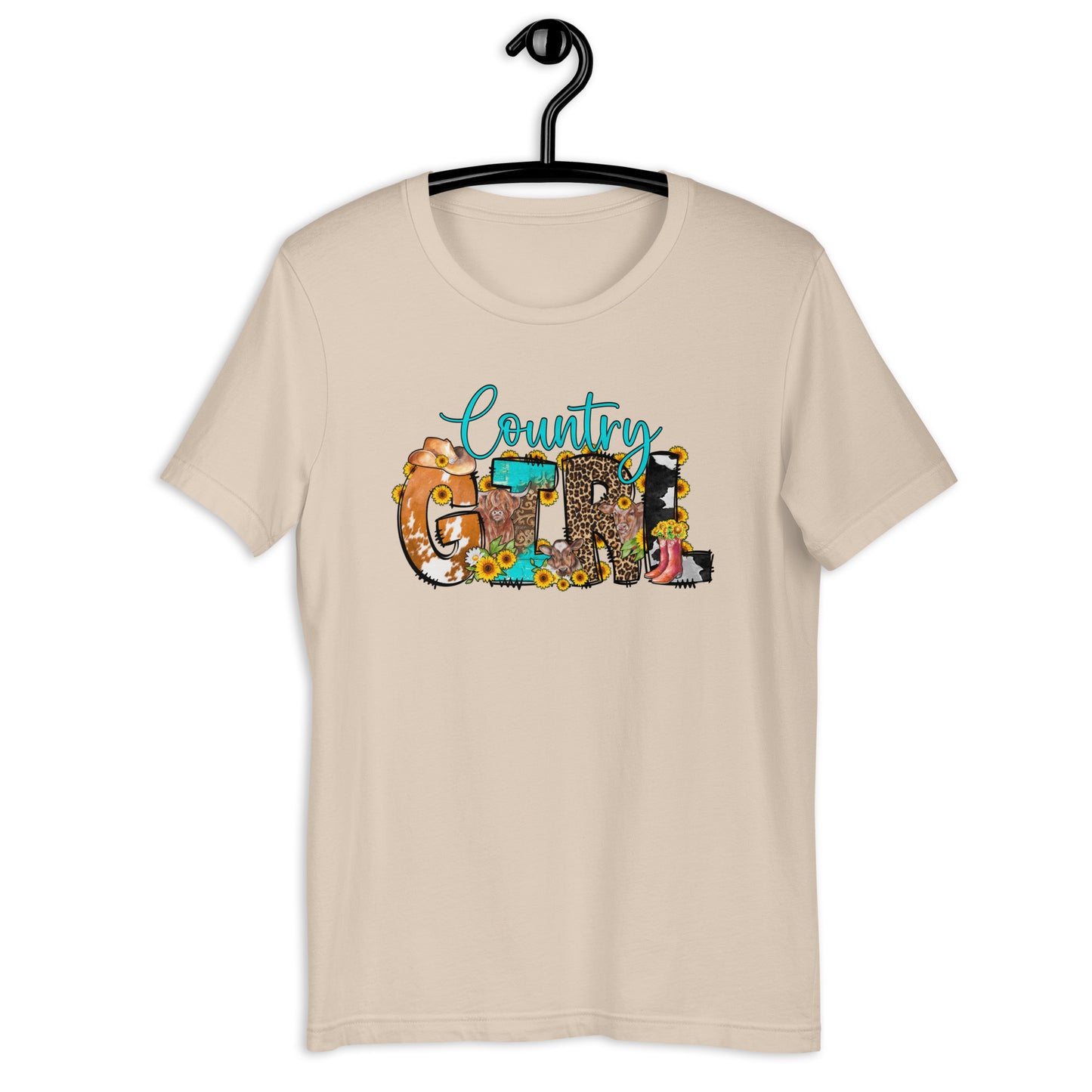 Country Girl Bella Canvas 3001 t-shirt