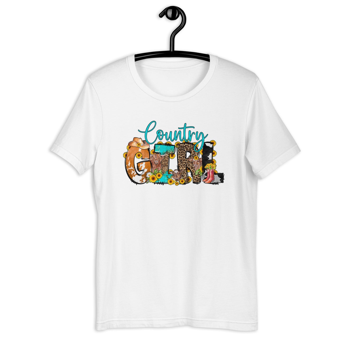 Country Girl Bella Canvas 3001 t-shirt