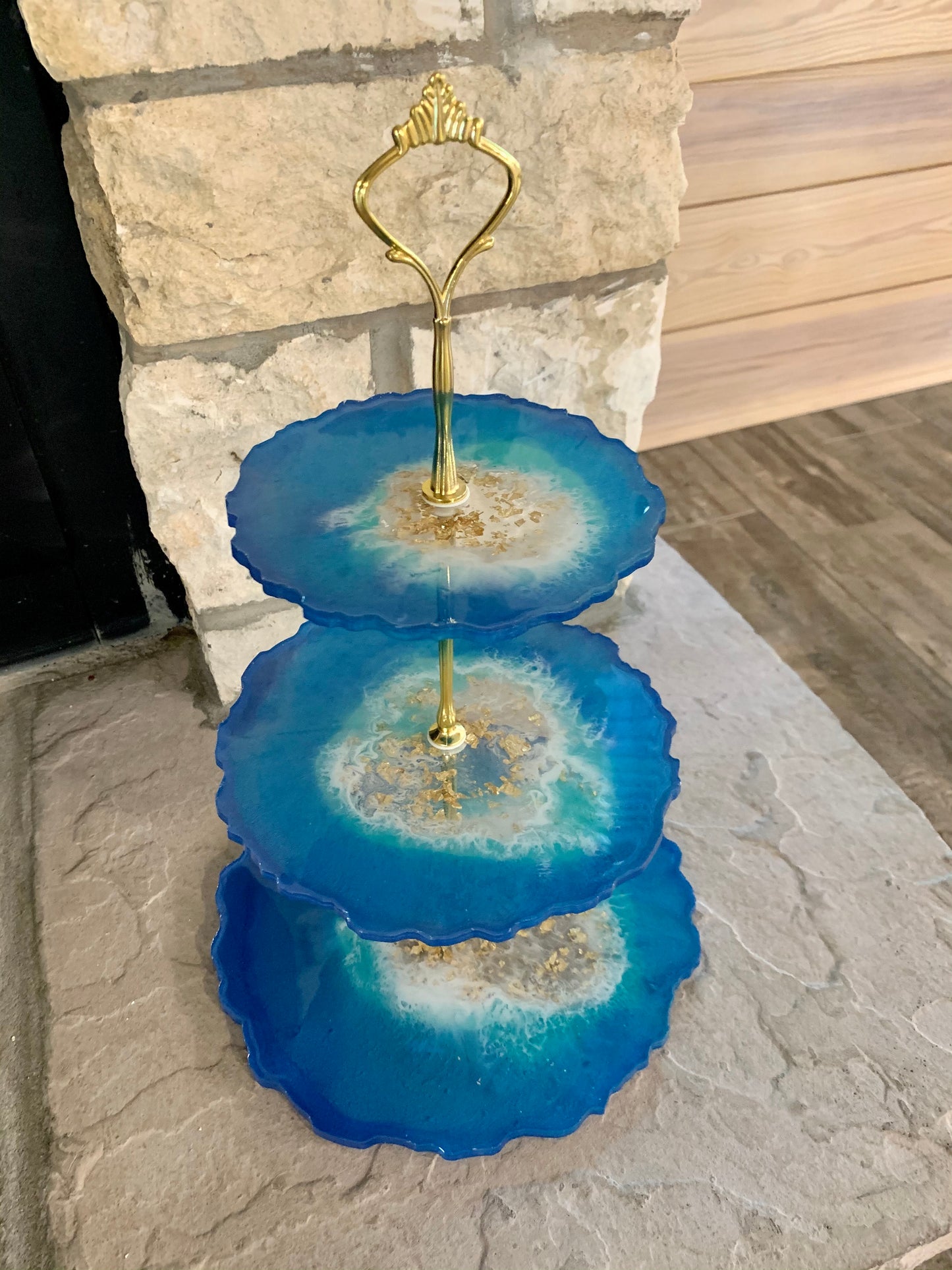 Ocean Vibes 3 Tier Resin Tray