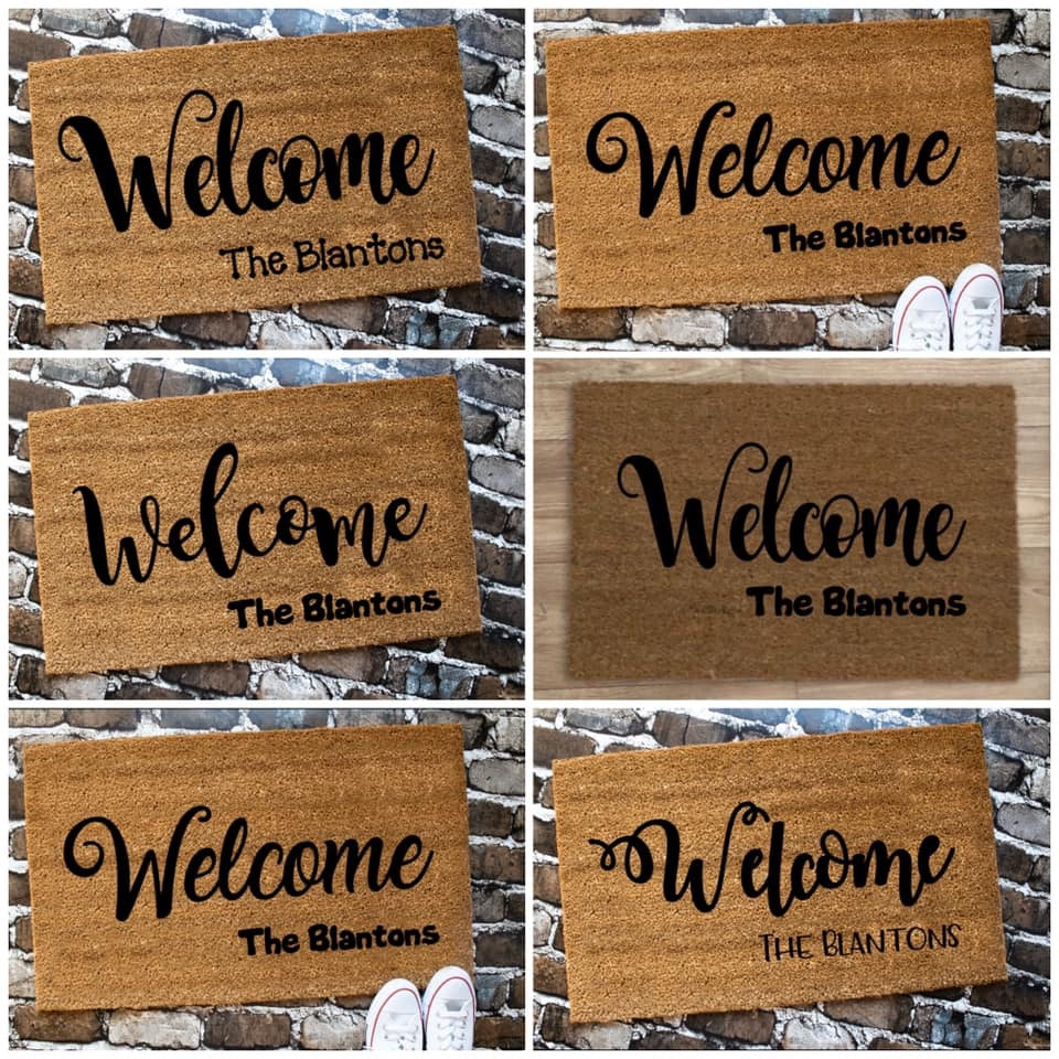 Handmade Custom Doormats