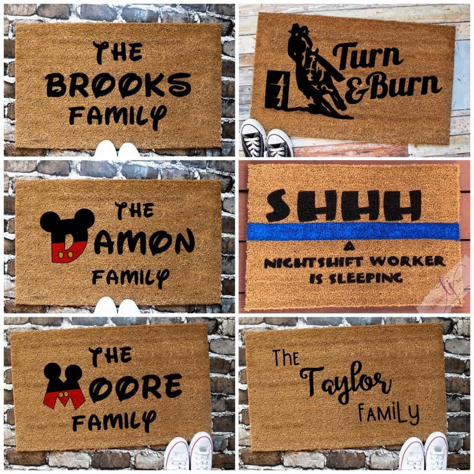 Handmade Custom Doormats