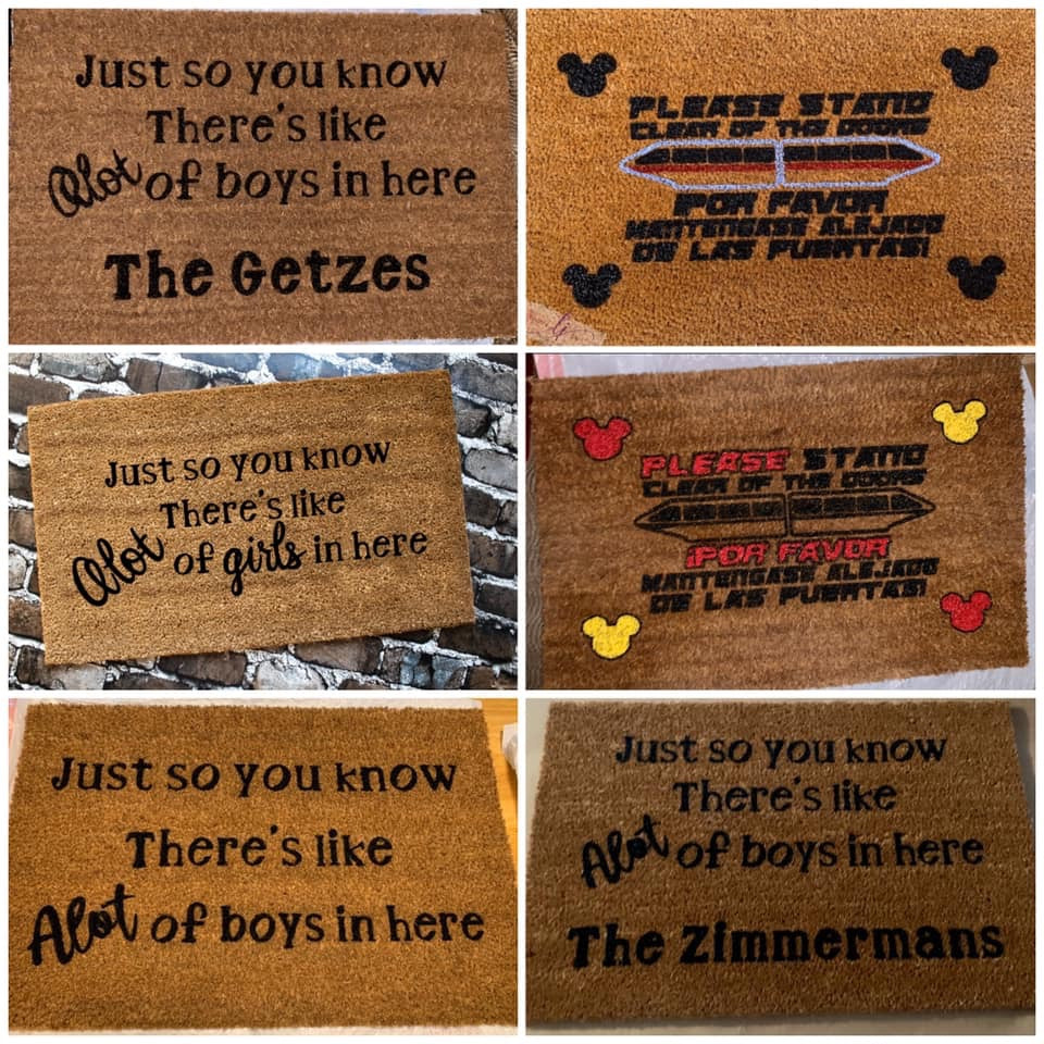 Handmade Custom Doormats