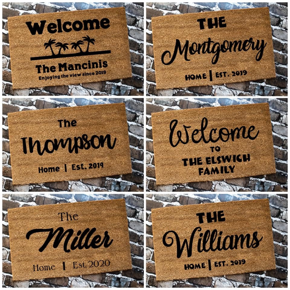 Handmade Custom Doormats