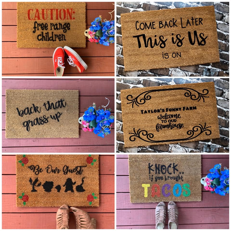 Handmade Custom Doormats